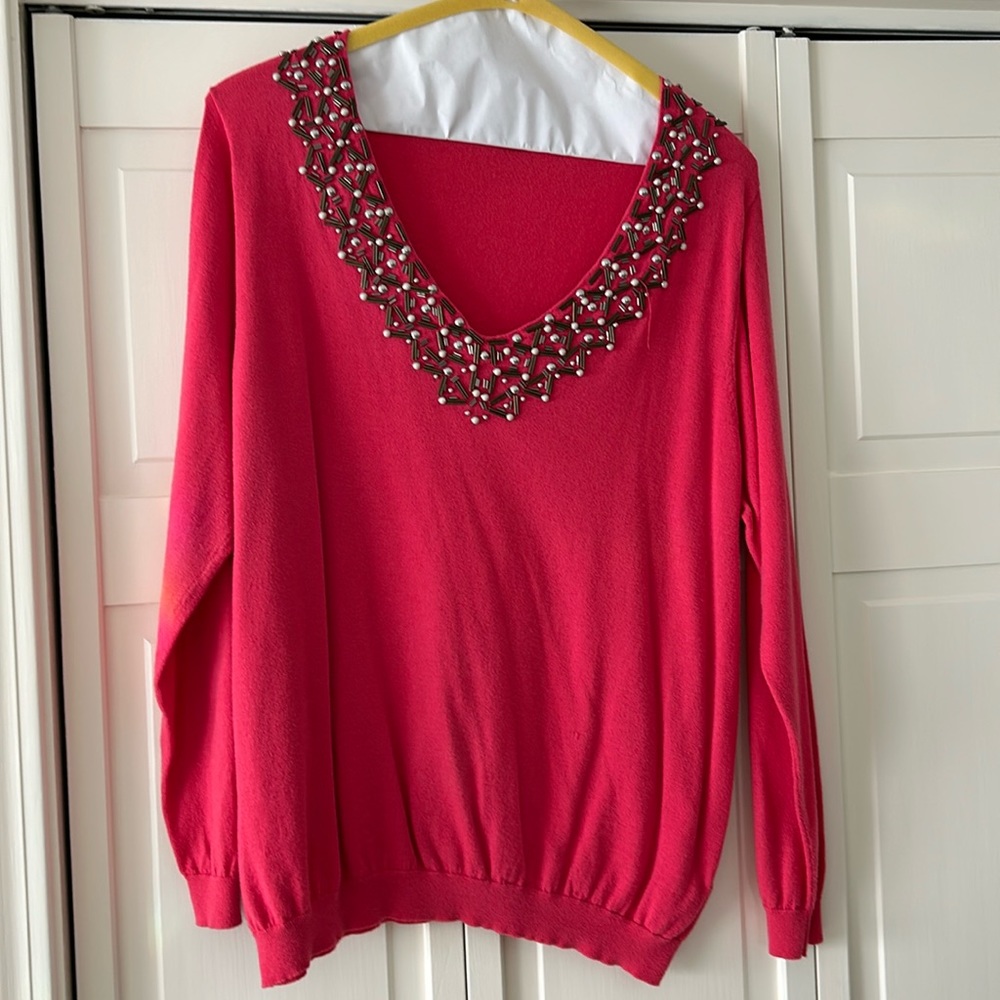Boden coral light weight sweater